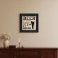 Beer Work Week Black Framed Print Wall Art