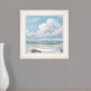 Beautiful Day II White Framed Print Wall Art