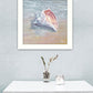 Whelk White Framed Print Wall Art
