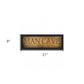 9" x 21" Man Cave Black Framed Print Wall Art