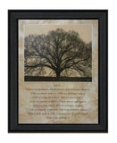 Life Is 11 Black Framed Wall Art