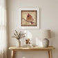 Female Cardinal 1 White Framed Print Wall Art