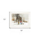 The Joy of Snow 2 White Framed Print Wall Art