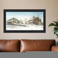 February Morning Black Framed Print Wall Art