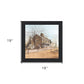 House on Chestnut Black Framed Print Wall Art