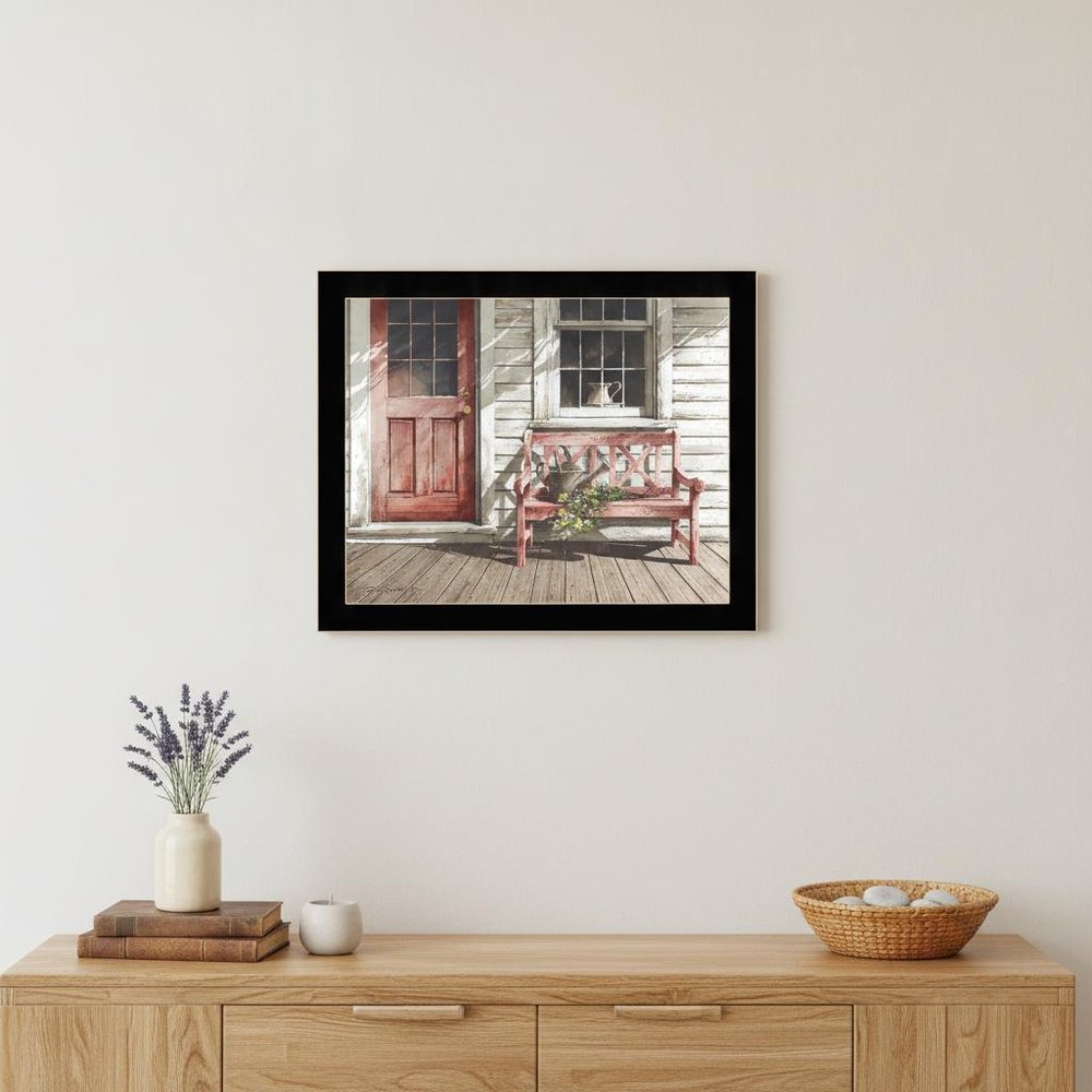 Fresh Cut Flowers 2 Black Framed Print Wall Art
