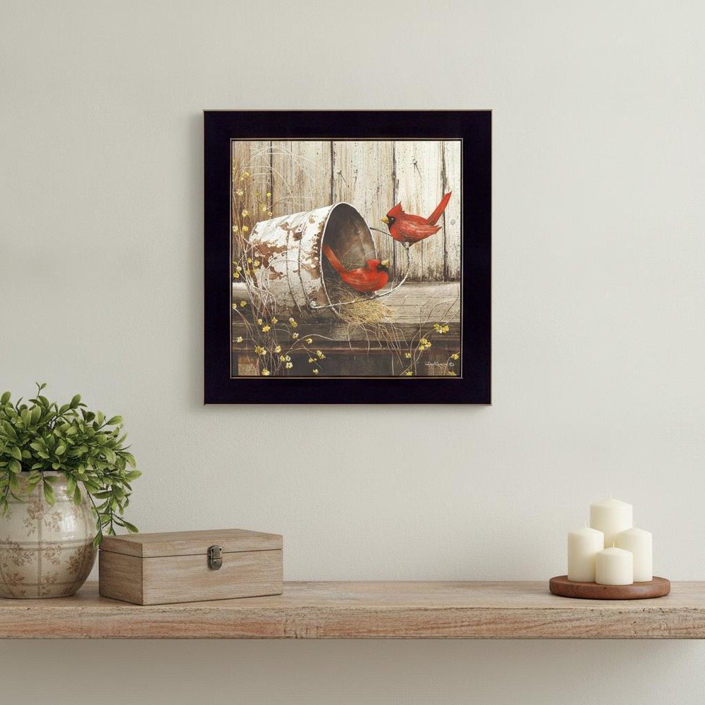 Playing Around 2 Black Framed Print Wall Art