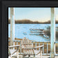 Harbor View 1 Black Framed Print Wall Art