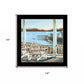 Harbor View 2 Black Framed Print Wall Art