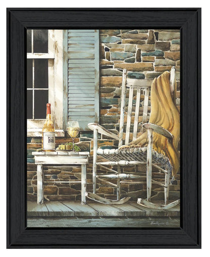 Reflecting Time Black Framed Wall Art