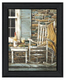 Reflecting Time Black Framed Wall Art