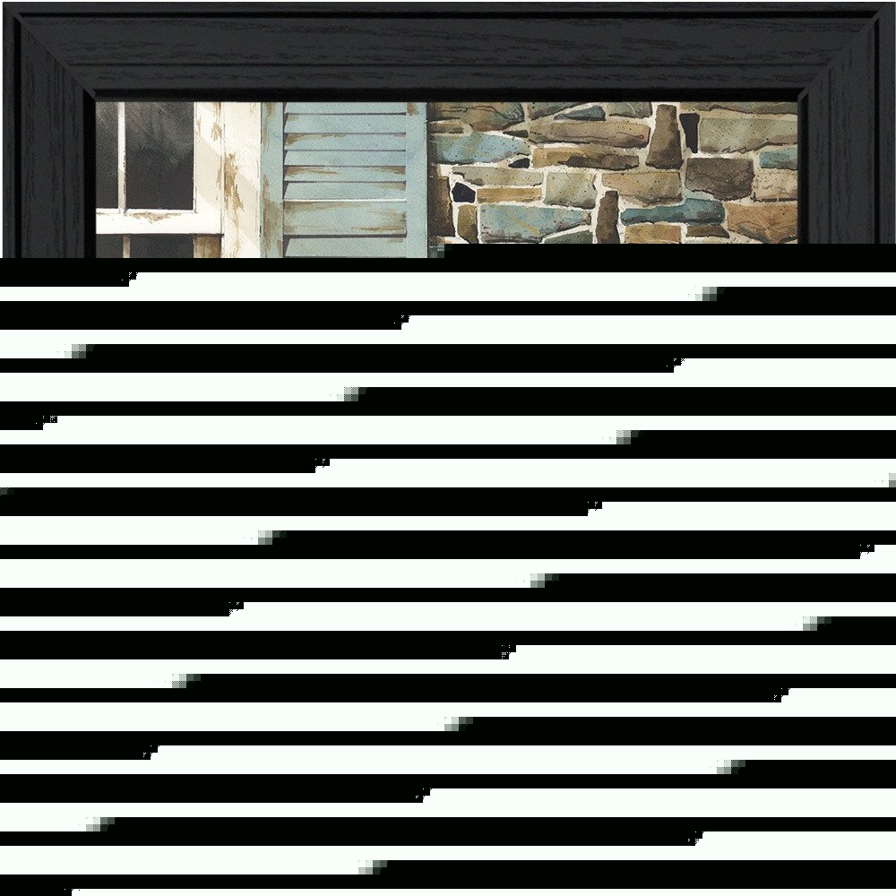 Reflecting Time Black Framed Print Wall Art