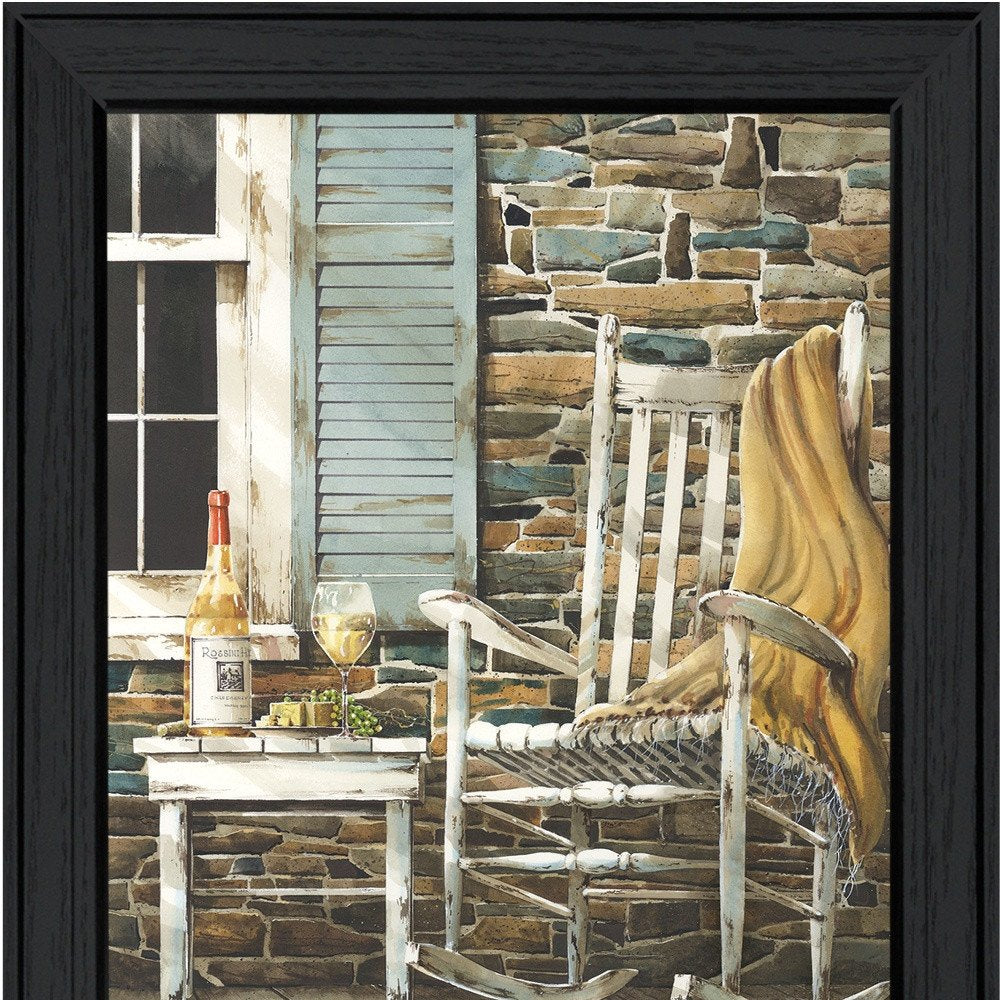 Reflecting Time Black Framed Wall Art