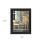 Reflecting Time Black Framed Wall Art