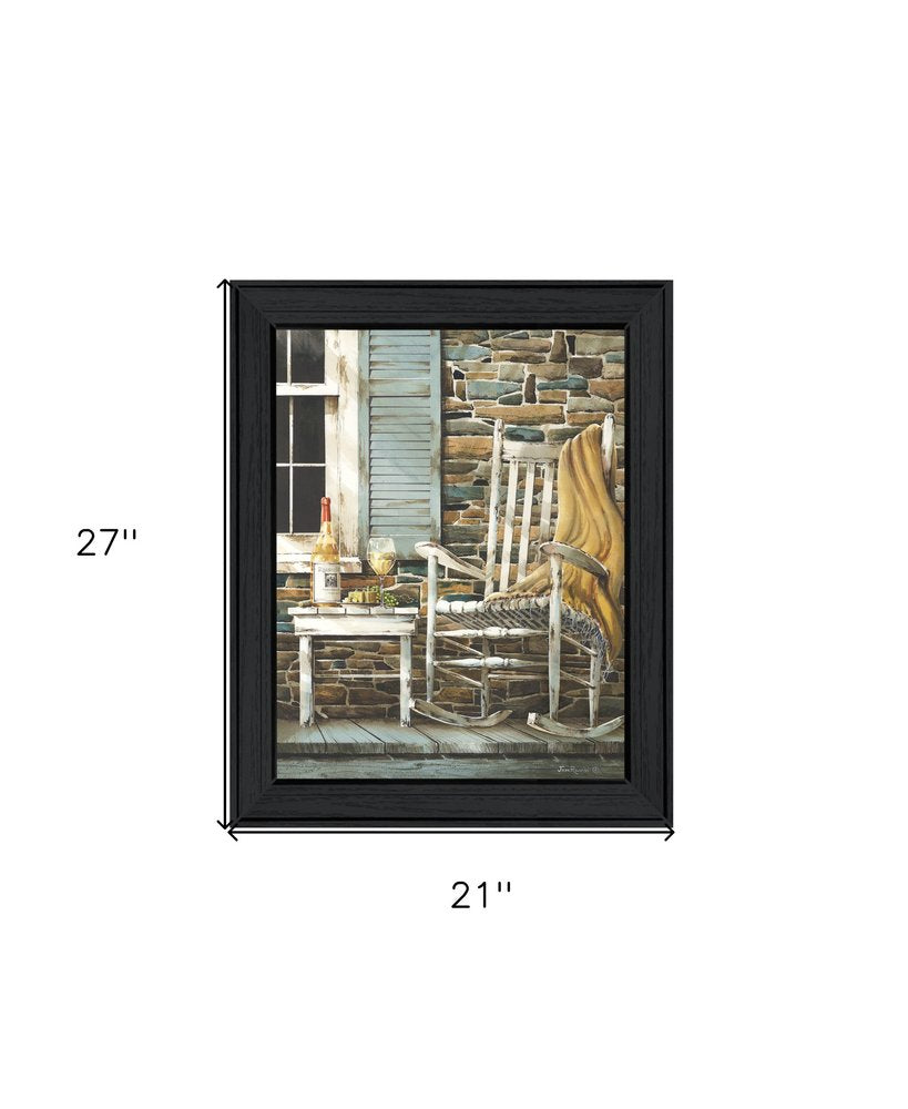 Reflecting Time Black Framed Wall Art