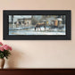 Evening on the Farm Black Framed Print Wall Art