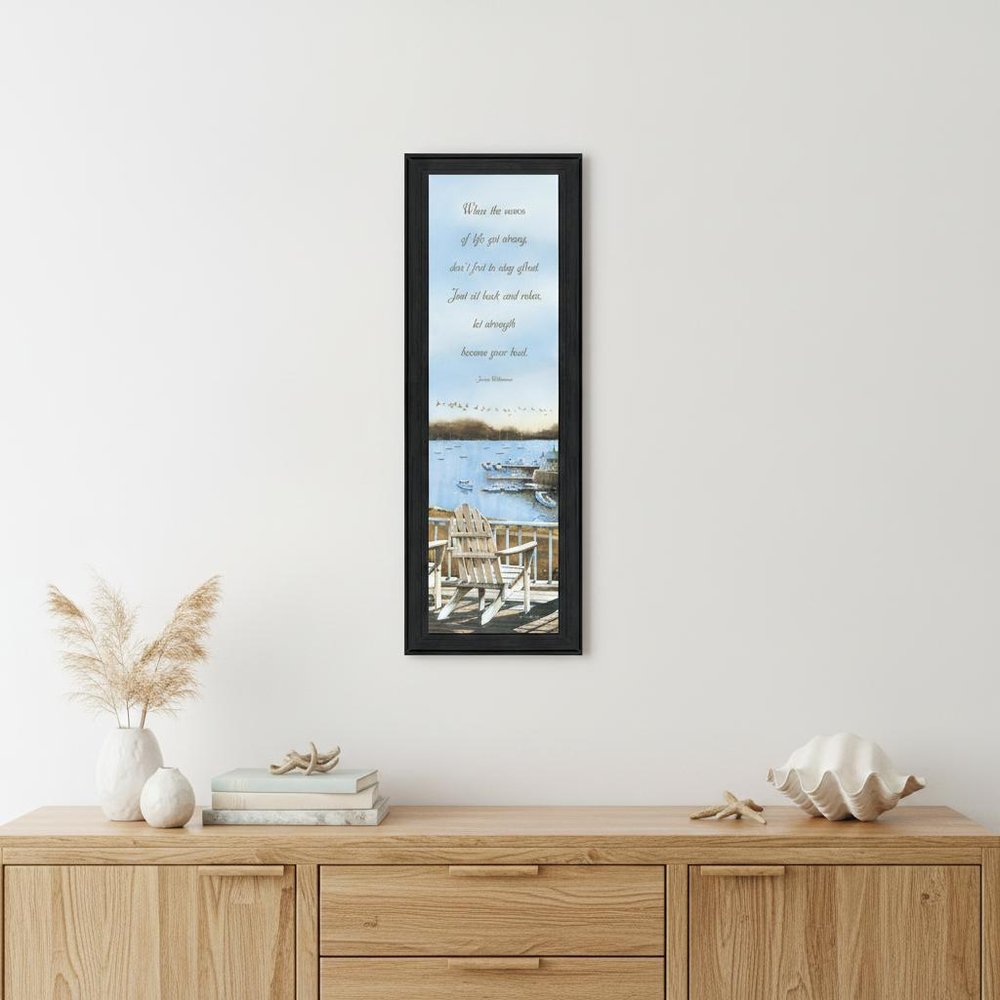 Strength 3 Black Framed Print Wall Art
