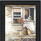 Cleaning Day Black Framed Print Bathroom Wall Art