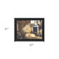 A quiet place Black Framed Print Wall Art