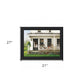 Back Porch Gathering 1 Black Framed Print Wall Art