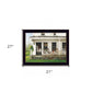 Back Porch Gathering 2 Black Framed Print Wall Art