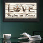 Hope and Dreams 1 Black Framed Print Wall Art