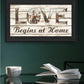 Hope and Dreams 1 Black Framed Print Wall Art