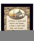 Hope and Dreams 2 Black Framed Print Wall Art