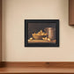 Pears and Crocks 1 Black Framed Print Wall Art