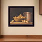 Pears and Crocks 2 Black Framed Print Wall Art