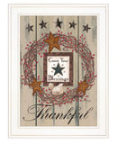 Count your Blessings 1 White Framed Print Wall Art