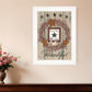 Count your Blessings 1 White Framed Print Wall Art