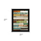Today is a New Day 3 Black Framed Print Wall Art