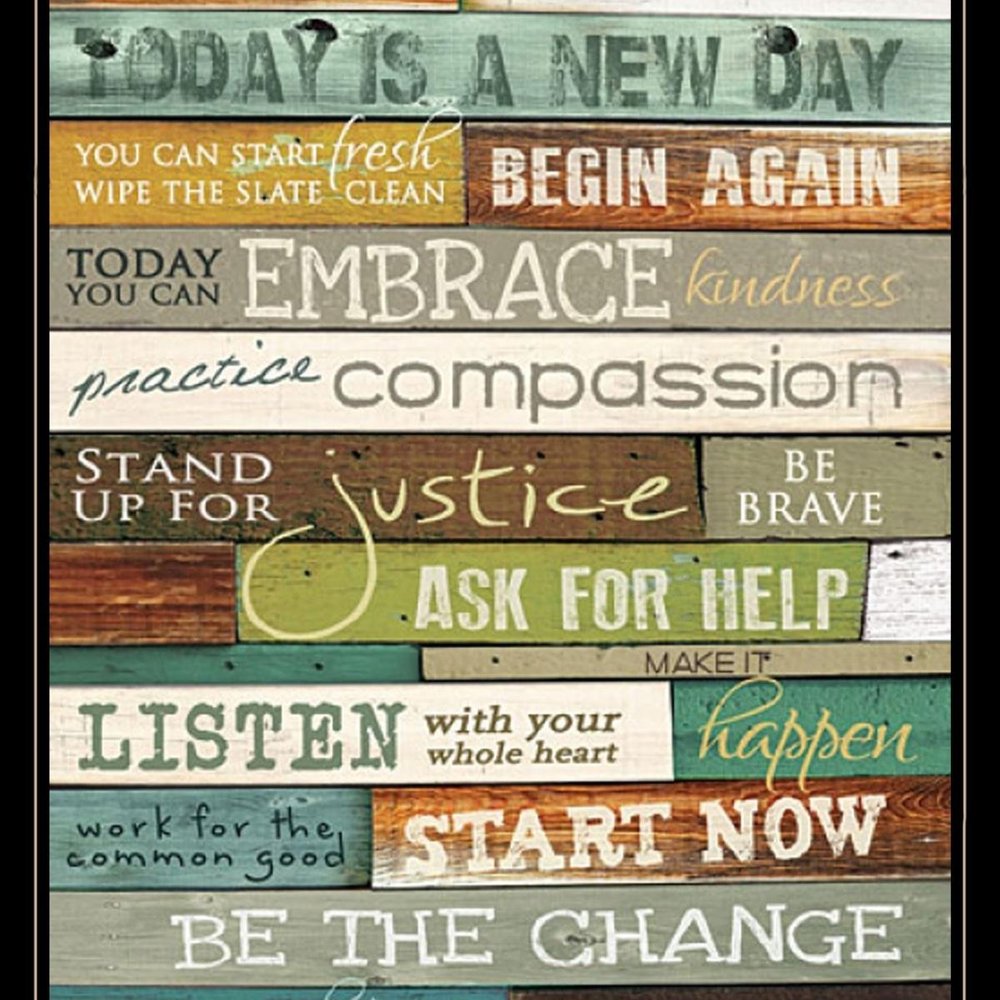 Today is a New Day 3 Black Framed Print Wall Art