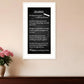 Life Lessons 3 White Framed Print Wall Art