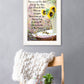Sharing Sunshine 2 White Framed Print Wall Art