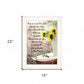 Sharing Sunshine 2 White Framed Print Wall Art