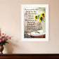 Sharing Sunshine 2 White Framed Print Wall Art