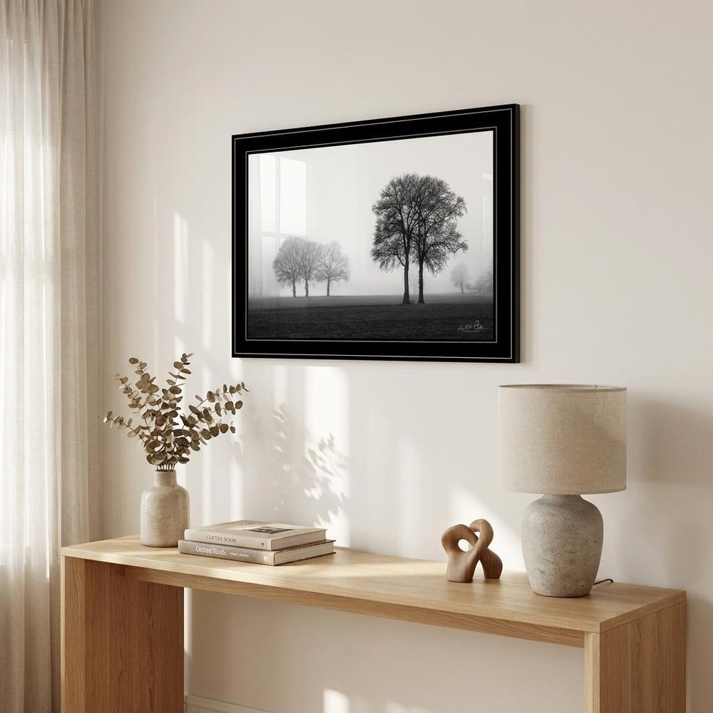 Together Again 1 Black Framed Print Wall Art