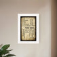 Nina Says 1 White Framed Print Wall Art