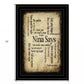 Nina Says 2 Black Framed Print Wall Art