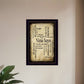 Nina Says 4 Black Framed Print Wall Art