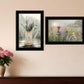 Set Of Two Bloom Where You are Planted 2 Black Framed Print Wall Art