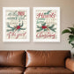 Set Of Two All Hearts Come Home for Christmas 1 White Framed Print Wall Art