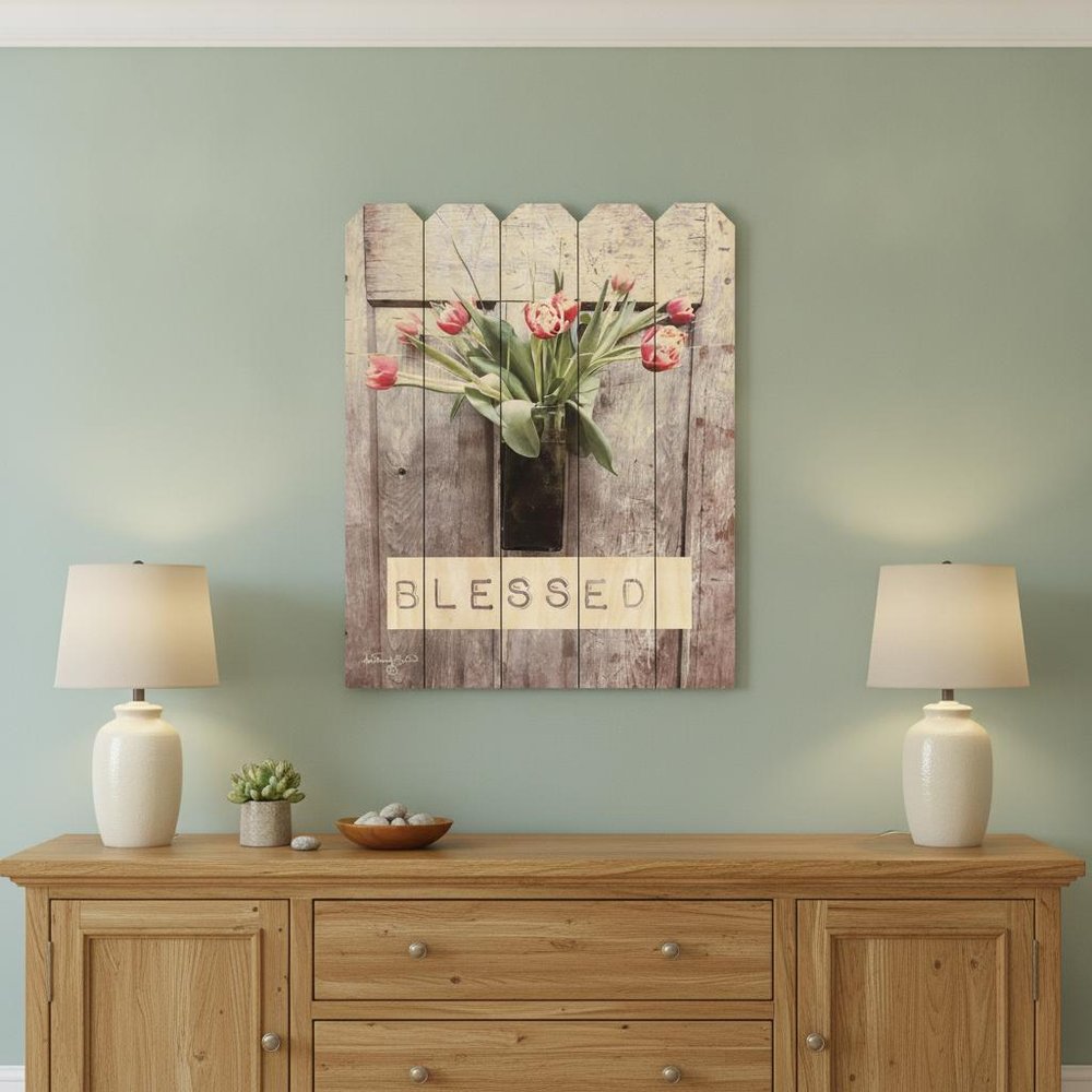 Blessed Tulips Unframed Print Wall Art