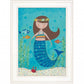 Under the Sea 3 White Framed Print Wall Art