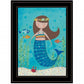 Under the Sea 4 Black Framed Print Wall Art