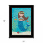 Under the Sea 4 Black Framed Print Wall Art