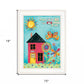 No Place Like Home 1 White Framed Print Wall Art