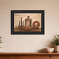 A Simple Life 1 Black Framed Print Wall Art